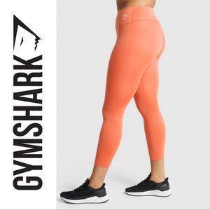 Gymshark 7/8 training legging in Orange